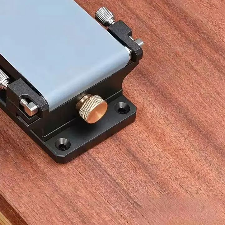 Multi-Purpose Sandpaper Holder Fixture Lightweight Aluminum for DIY Knife Sharpener Wood Polishing Leather Sanding Tool