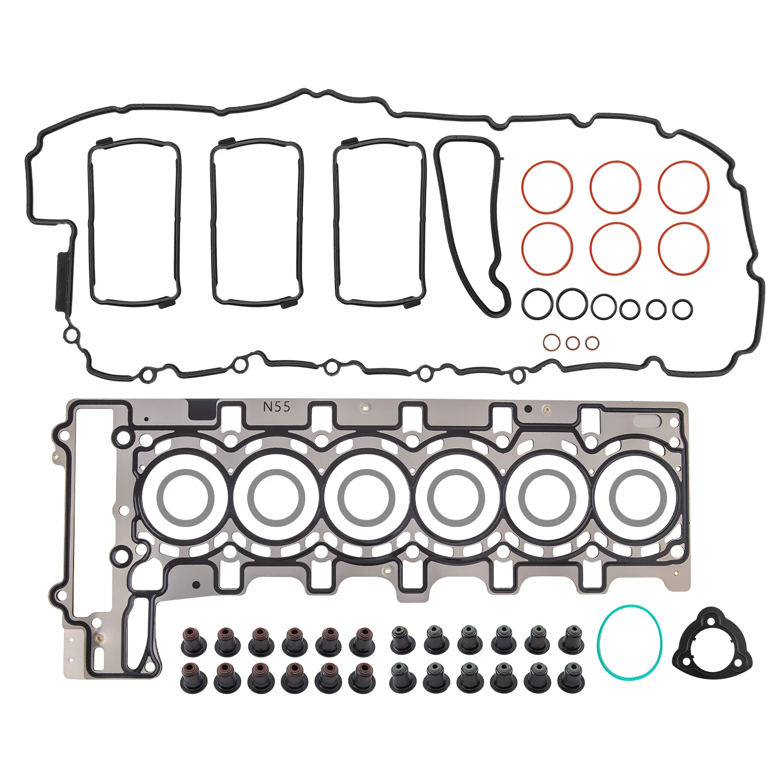 Conjunto de parafusos de junta da cabeça do cilindro para BMW X1 X4 X5 X6 E82 E90 435i 3.0T 111275878