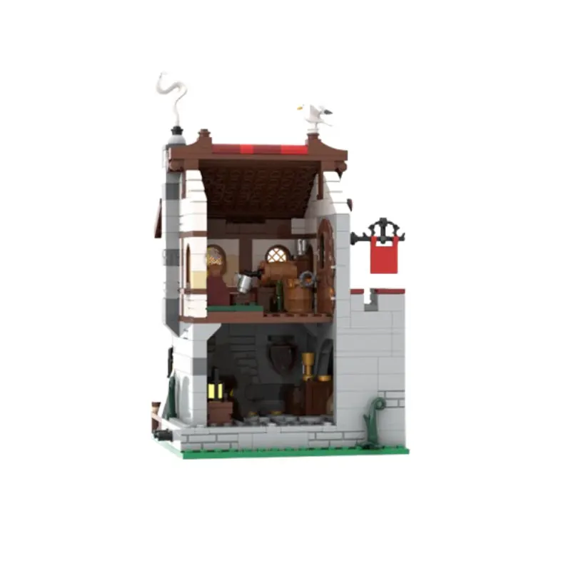 

In stock: 622pcs Medieval Miniature Castle DIY Small Particle Assembly Building Blocks Educational Toy Model Gift Set Ornament