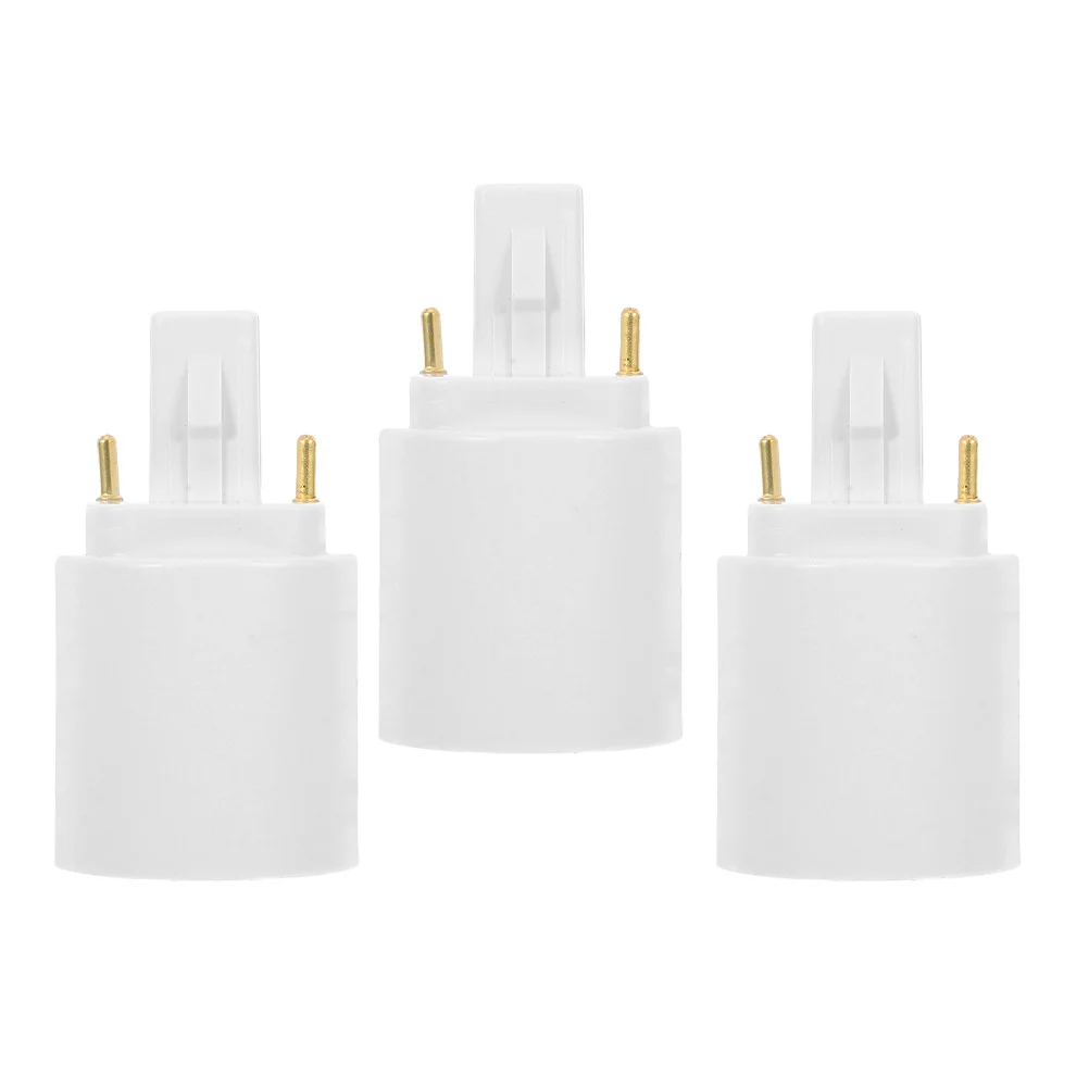 

3 Pcs Lamp Adapter Converter Holders for Led Lights Bulb Outlet Socket Adapters