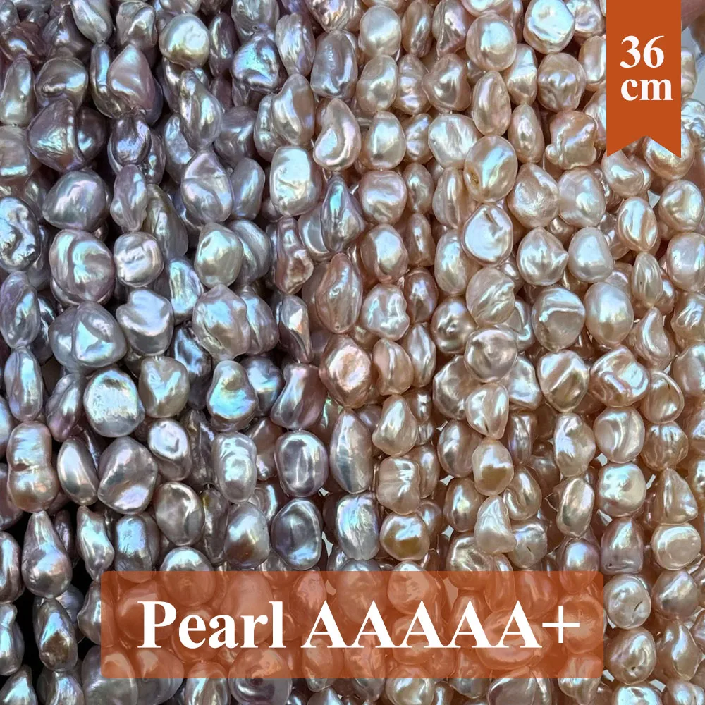 

100% Natural Freshwater Baroque Pearl Beads Broken Silver Pearl Loose Spacer Beaded for Jewelry Necklace Bracelet 9-10mm