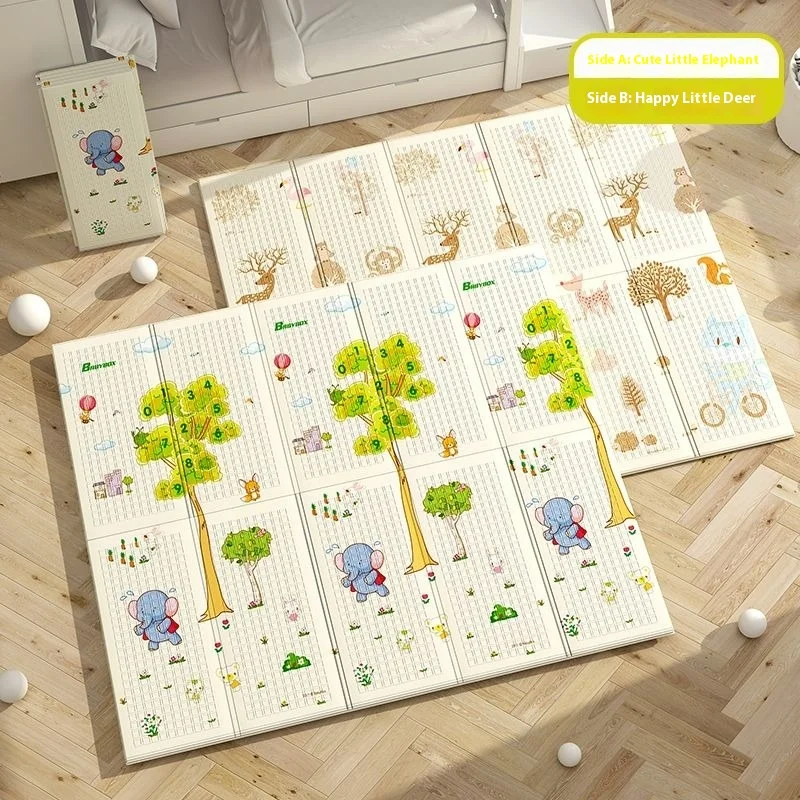 طفل تلعب حصيرة طوي اضافية كبيرة سميكة رغوة حصيرة للزحف 180x200 سنتيمتر غير سامة مقاوم للماء سجادة أرضية للأطفال الرضع