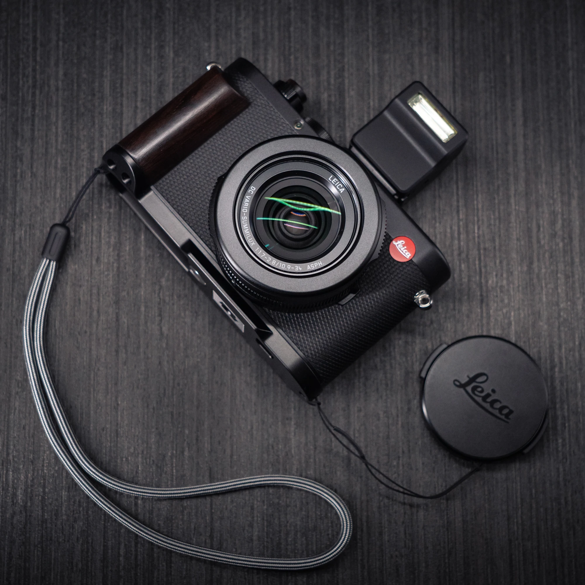 YUWOOD DLUX8 L-förmige Montageplatte mit Holzgriff für Leica D-lux8, integrierte Arca-Swiss-Schnellwechselplatte für Arca-Typ-Stativ – Detail 14