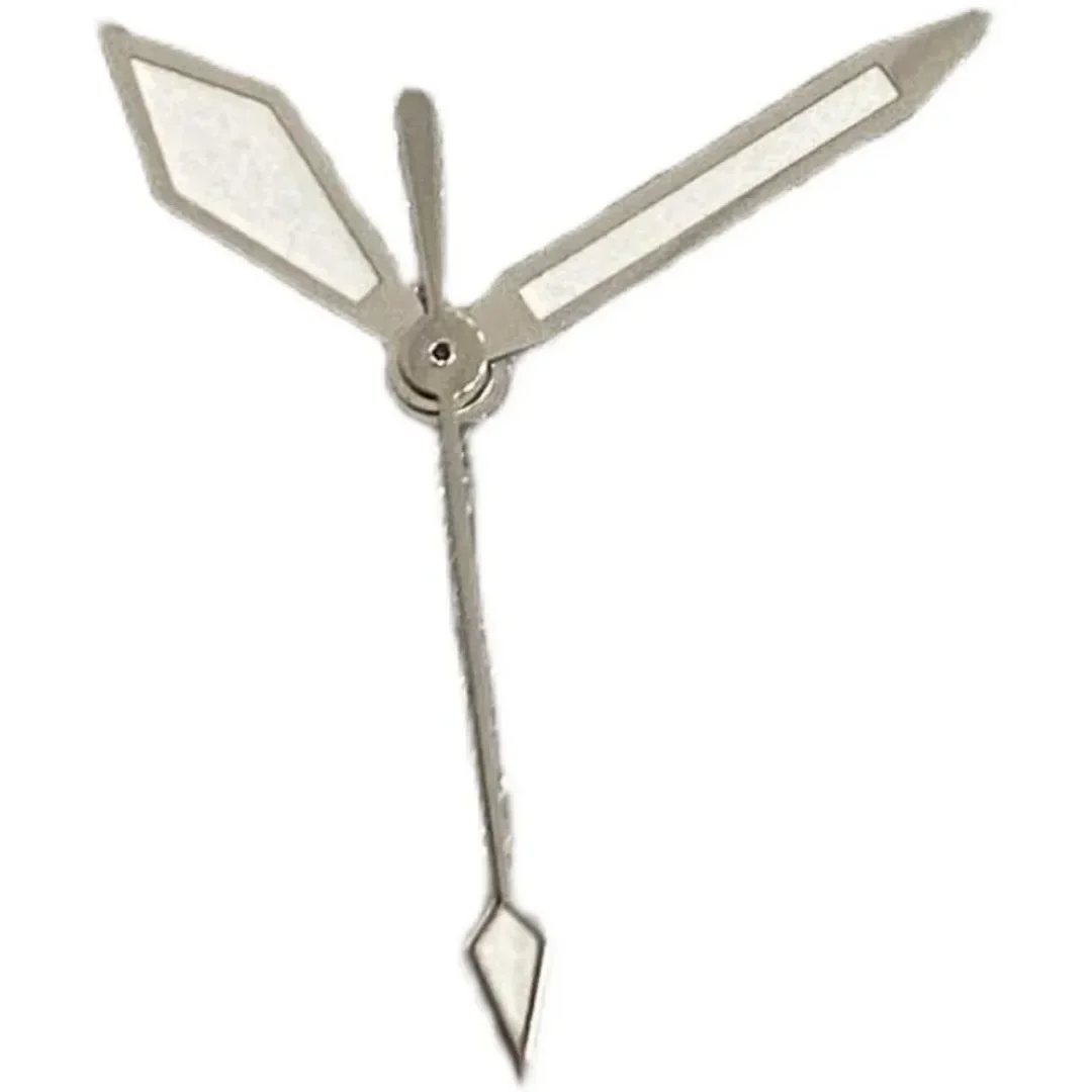 Diamond Watch Hands with Green Luminous for NH35/36/4R/7S Automatic Movement Men's Watch Replacement Parts Watch Pointer