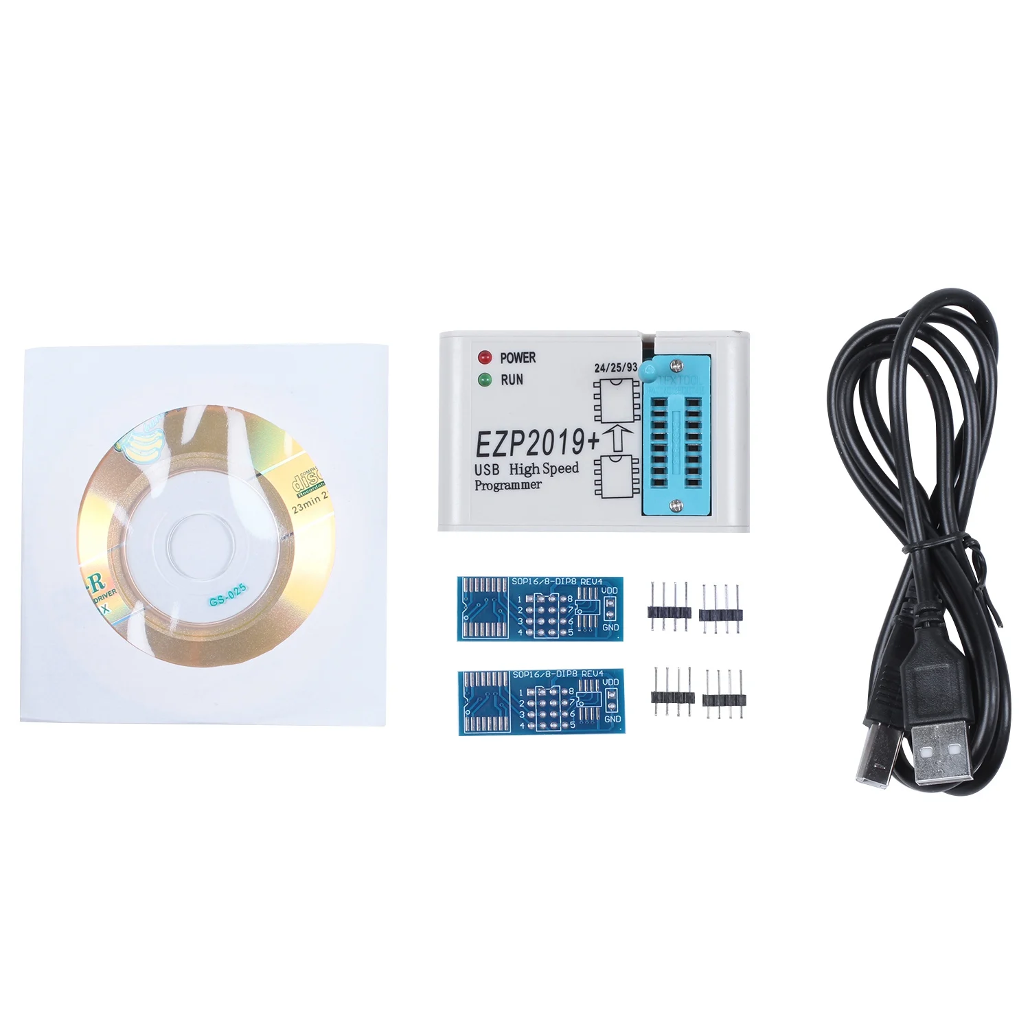 Fits for for EZP2019 High Speed Usb Spi Programmer 2011Support 24 25 26 93 Eeprom 25 Flash Bios