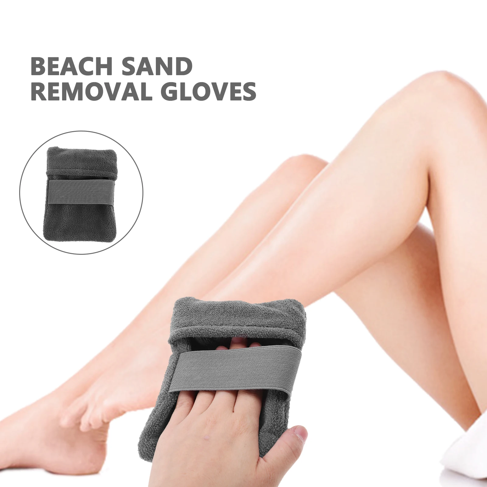 قفازات مزيل رمل الشاطئ خفيفة الوزن للتنظيف بدون استخدام اليدين مثالية لرحلات الشاطئ الصيفية والمغامرات الخارجية