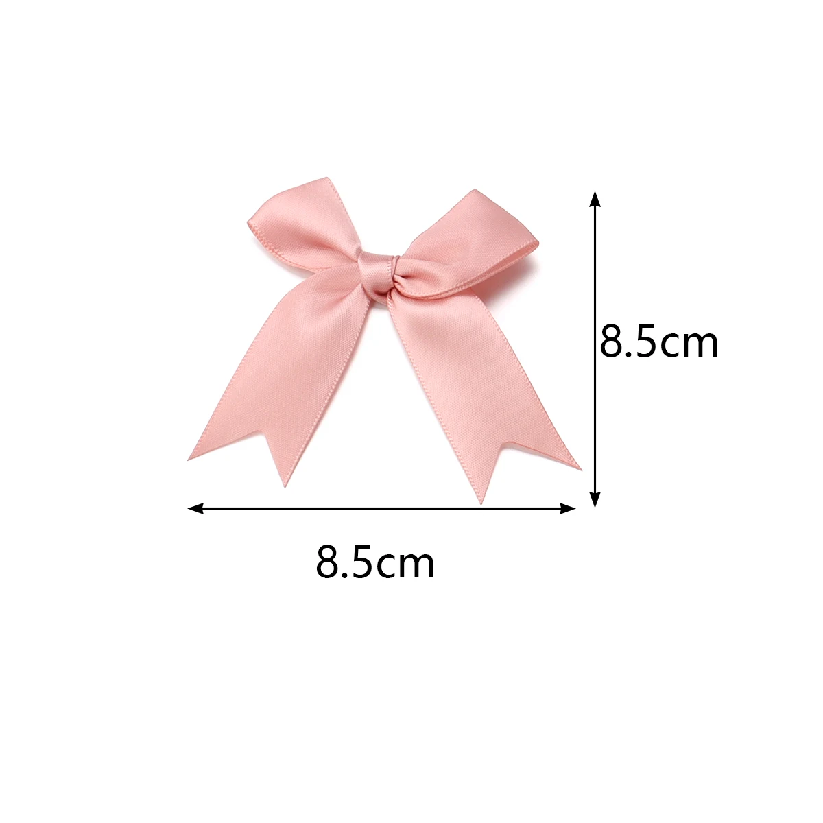 20pcs 8.5x8.5cm 2.5cm Ribbon Bows Small Size Satin Ribbon Bow Flower Craft Decoration Handwork DIY Birthday Party Decoration
