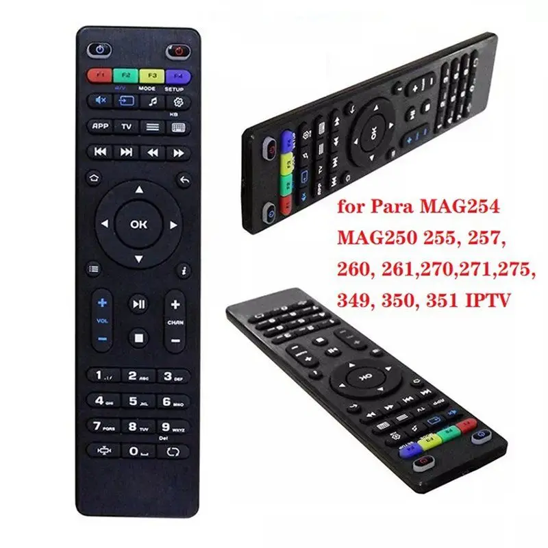 ABKN Mag254 TV Box Remote Control for 250 255 260 261 270 271 275 349 350 351 IPTV Set Top Box Remote Control 3PCS
