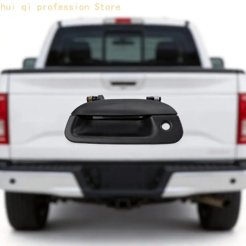 XL3Z9943400AAA Heckklappengriff-Ersatz, schwarzer Außen-Heckklappen-Zuggriff mit Lochöffnung für F150 F250 F350 F450 H8WE – Detail 2