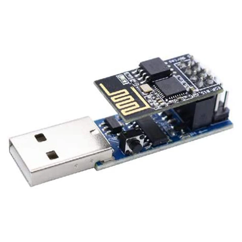 

USB к ESP8266 ESP-01 Серийный беспроводной трансивер 4 МБ SPI Flash Wifi модуль ESP-01S Prog Wifi программатор