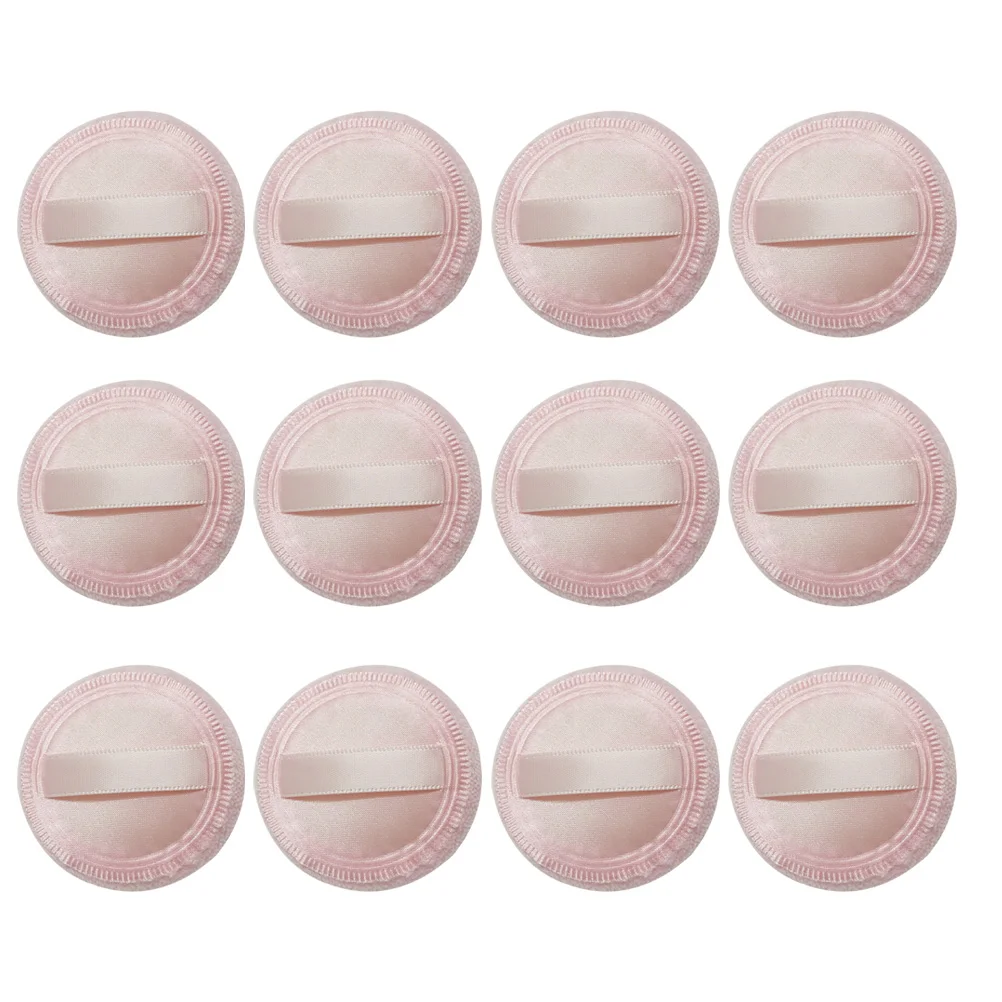 20 stuks poederdons kleine ronde losse make-up pads hoogwaardige applicator voor gezicht droog poeder toepassing make-up tools