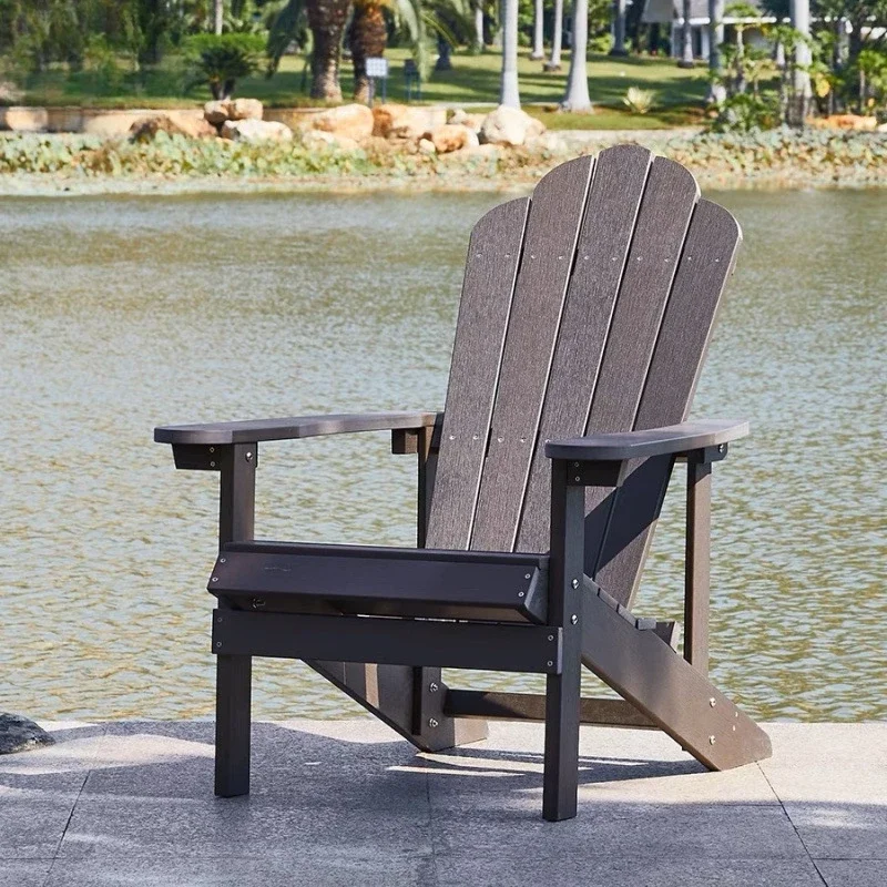 

Factory Wholesale Waterproof Patio Garden Chair Plastic wood Chairs Folding Furniture