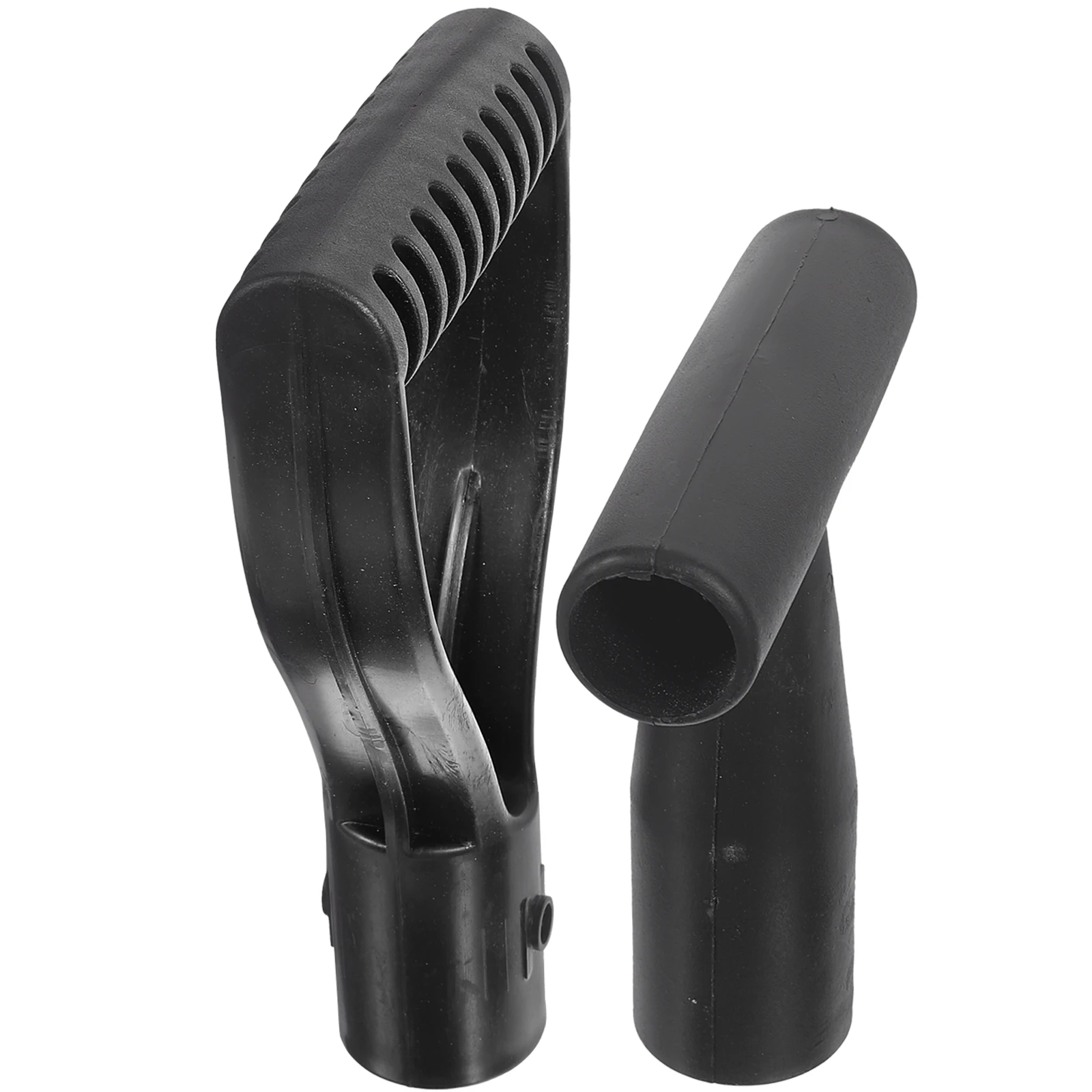 

2 pcs T Shaped Spade Handle Herringbone Polymer Garden Shovel Comfortable Grip Lightweight Portable Digging Tool
