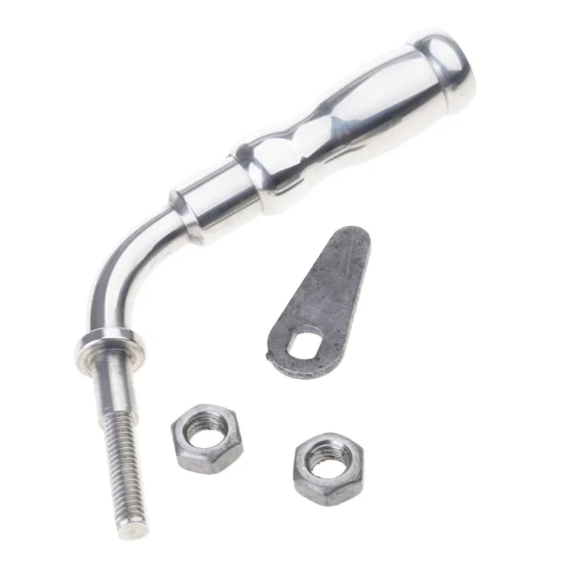 Heavy Duty Fireplaces Hardware Handle Rust Resistant Pull Door Easy Installation 6XDE