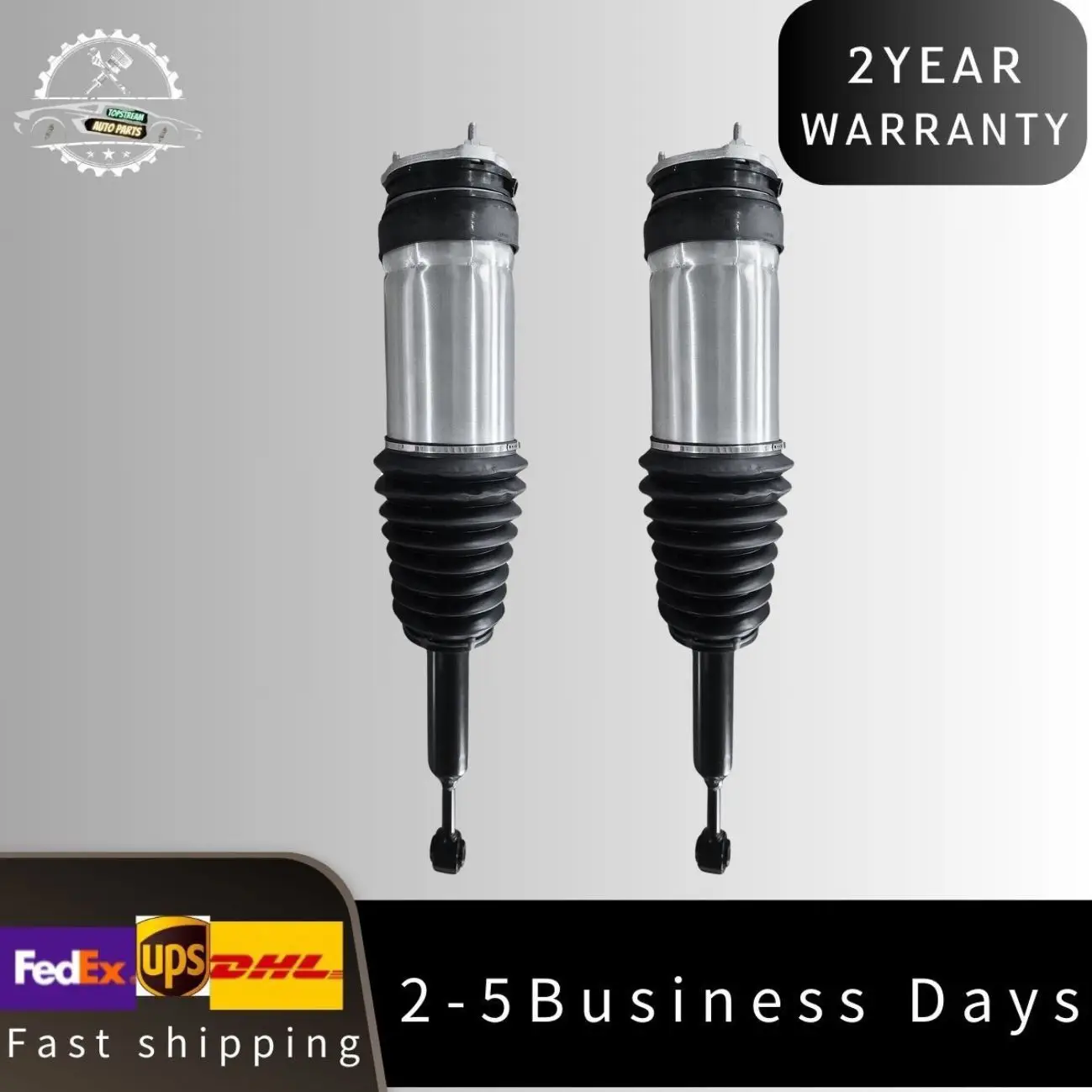 

Pair Rear Right Left Air Suspension Shock Struts For Tesla Model X 90D 2015-2019