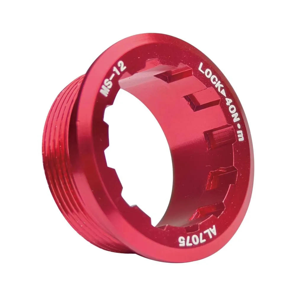 1pc Fahrrad Kassette Verschlussring CNC Schwungrad Abdeckung Für MicroSpline 12 Geschwindigkeit Freilauf Ultraleicht Aluminium Legierung Kassette Schlösser Abdeckung – Detail 6
