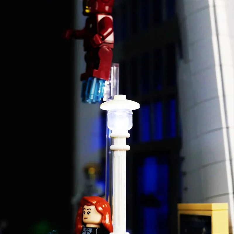 LED Light Kit For LEGO 76269 Avengers Tower Decorative Lamp DIY Toy Gift (Not Include Building Blocks Bricks Kits Sets Model)