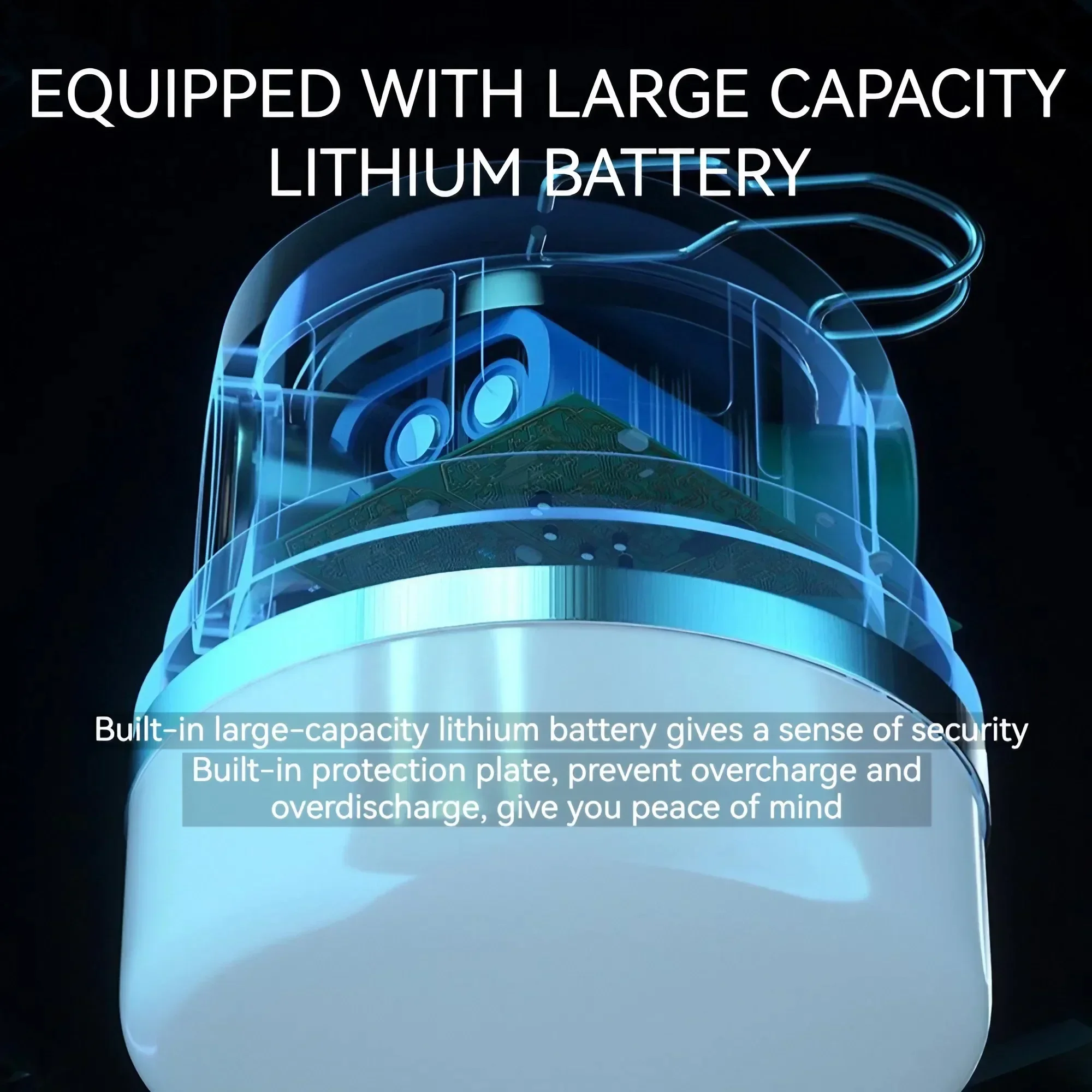 Portable Solar Defense Flashlight Stick - High-Lumen LED Tent Light for Camping & Emergencies (Compact)