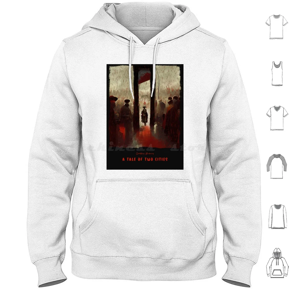 A Tale Of Two Cities Hoodies Long Sleeve A Tale Of Two Cities France French Revolution London Paris Guillotine Rain