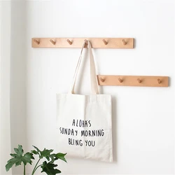 Massivholz Wand Haken Bad Handtuch Rack Mantel Taschen Lagerung Regal Kleiderbügel Haken Schlafzimmer Decor Tür Haken Nordic Holz haken