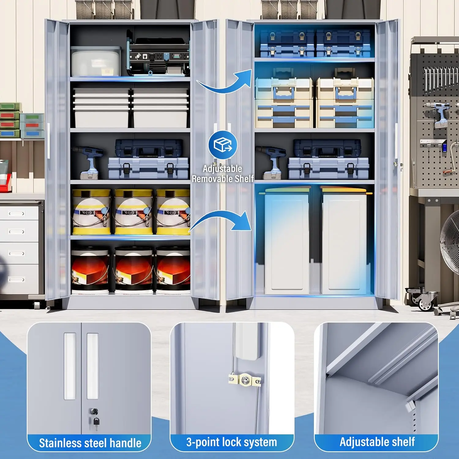 Metal Storage Cabinet 72