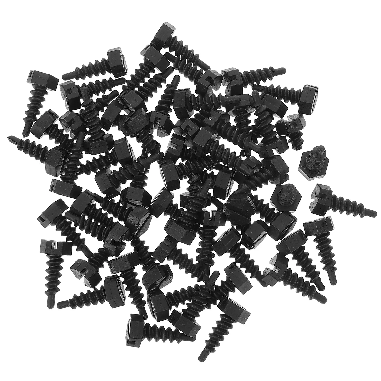 100Pcs Plastic Root Control Screw with Hex Head for Plant Enclosures Rooting Control Screws for Tree Cuttings Grafting Supplies
