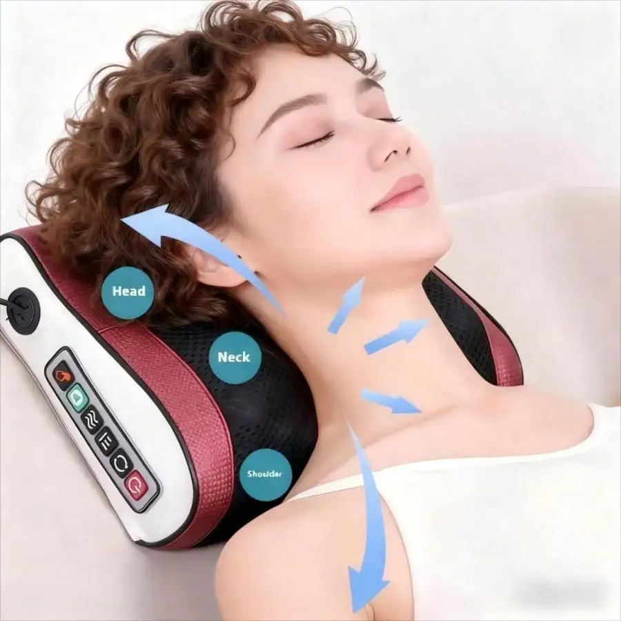 

1PC Electric Massager, Deep Tissue Kneading for Neck Shoulder Back, Gift for Mom Dad Men Women