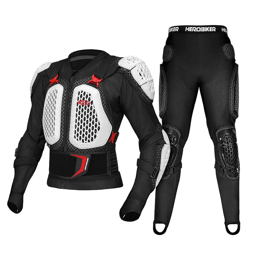 New Motorcycle Jackets Men's Full Body Armor Protection Jackets Summer Motocross Enduro Racing Moto Protective Equipment Clothes