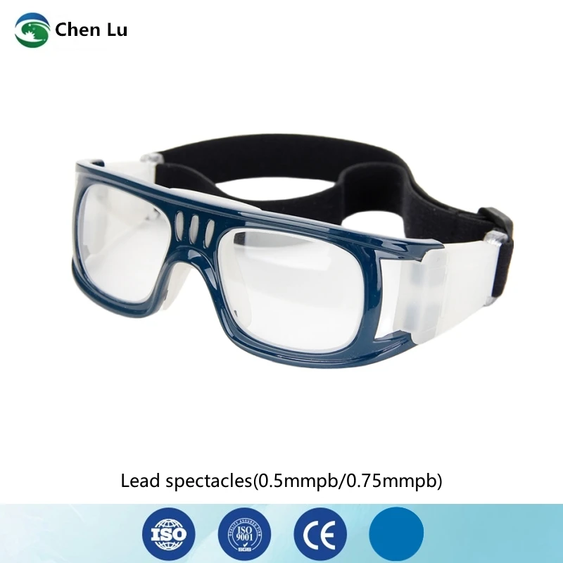 Direct selling radiological protection 0.5/0.75mmpb lead glasses x-ray gamma ray protective sports type lead spectacles