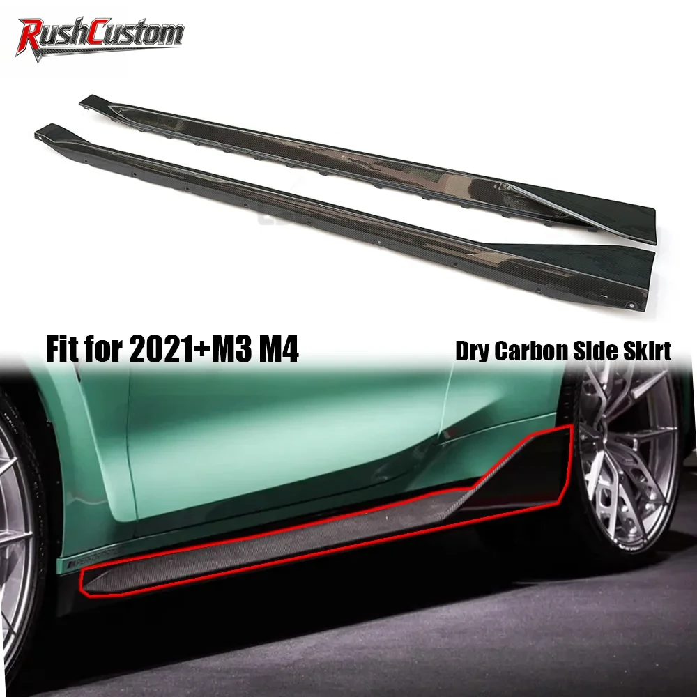 

MP Style For BMW 2021+ G80 M3 G82 G83 M4 Dry Carbon Fiber Side Skirts Exterior Body Kit Forged Competition