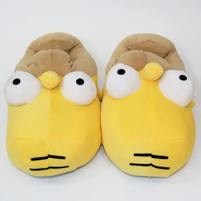 The Simpsons Cotton Shoes Cute Cartoon kreatywna para domowe pluszowe kapcie bawełniane spersonalizowane damskie ciepłe kapcie owinięte w całej