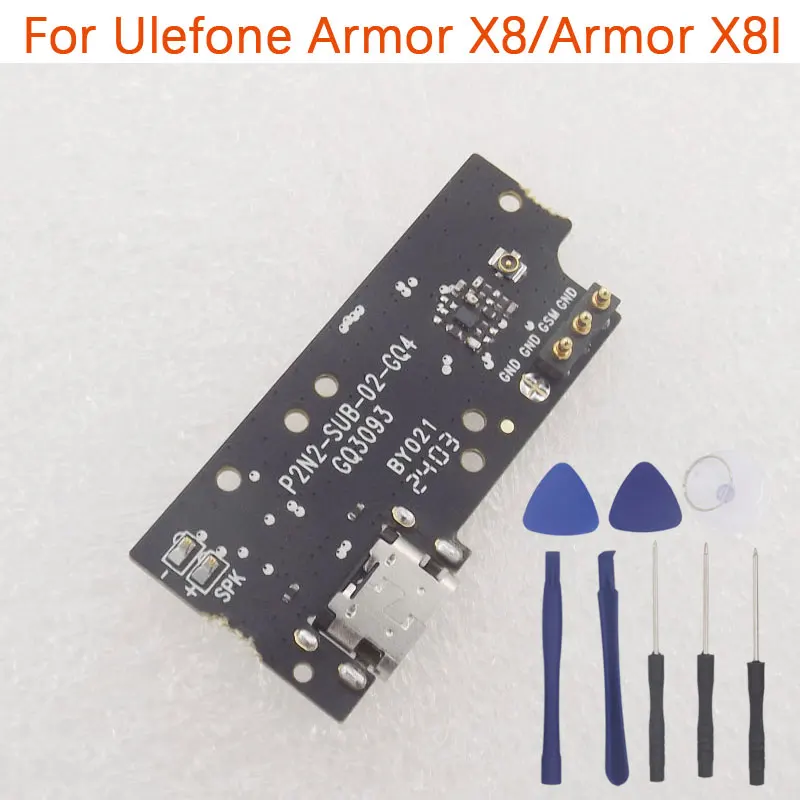 New Original Ulefone Armor X8 Armor X8I USB Board Base Charging Charge Port Board Accessories For Ulefone Armor X8I Smart Phone