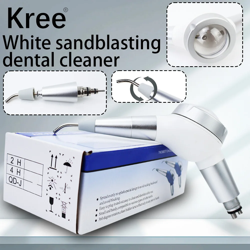 

Dental Air Polisher Easy Jet 4Hole/2Hole Airflow Polishing Oral Irrigator Calculus Remover Hygiene Sandblasting Gun