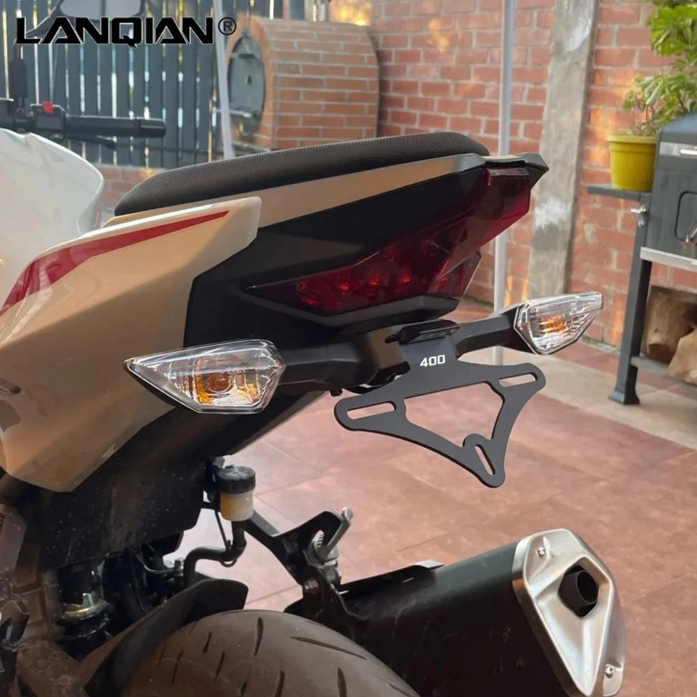 

2026 2025 2024 Ninja 500/Z500 Rear License Plate Relocation Bracket For KAWASAKI Z250 Z400 Ninja250 Ninja400 2019-2025 2024 2023