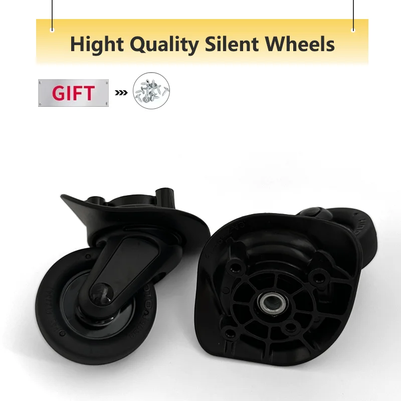 

Suitcase Pulley Cloth Box Repair Trolley Universal Wheel W408 Trolley Box Wheel Silent Wheel Maintenance Roller