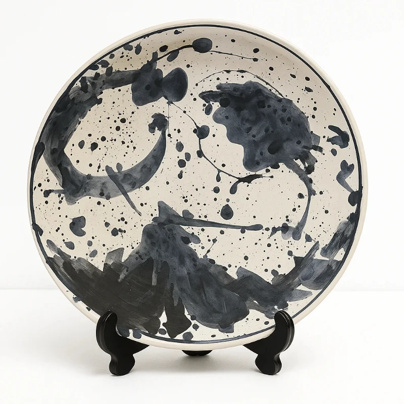 

Japanese large plate indoor ceramic home decoration products