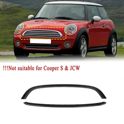 Front Bumper Honeycomb Grille Mesh Trim Gloss Black ABS Plastic For Mini Cooper R55 R56 R57 2007-2015 51132751040 51112751624