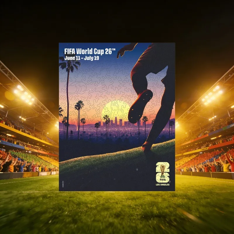

FIFA World Cup Los Angeles Soccer Arena Wooden Puzzle for Adult Puzzle Lovers High Definition Print Festival Birthday Ideal Gift