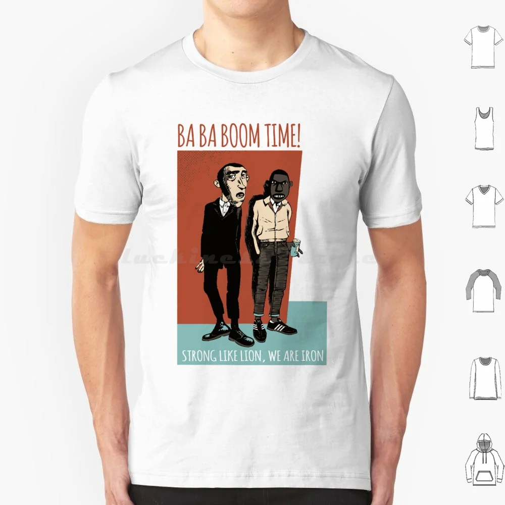 Ba Ba Time T Shirt Cotton Men Women DIY Print Skinhead Skingirl Reggae Rudeboy Trojan Records Skinhead Reggae Skinhead Pride