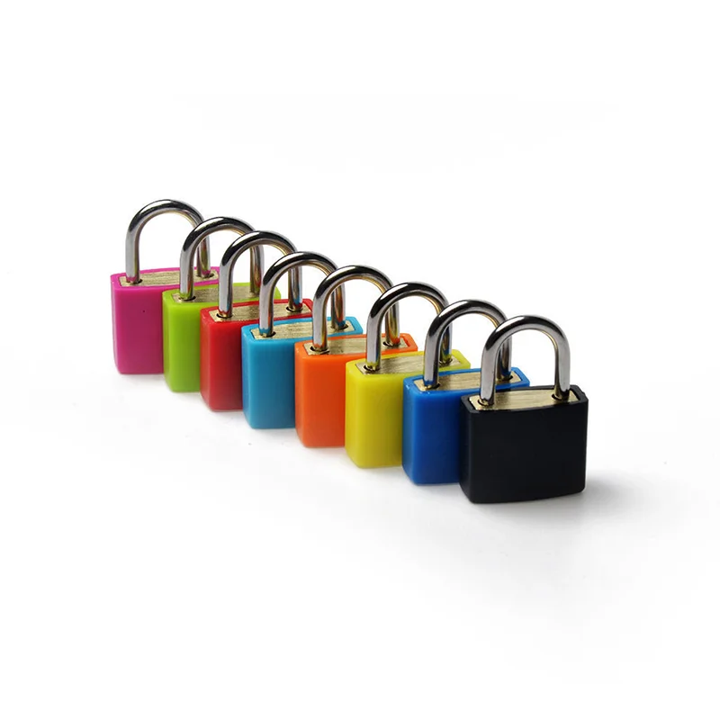 Small Mini High-Quality Strong Steel Padlock for Travel Suitcase Luggage Schoolbag - Anti-Theft Security Lock with 2 Keys image 4