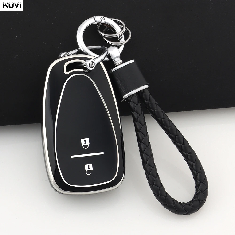 For Chevrolet Malibu Blazer Traverse Seeker Onix Equino Volt Bolt Trax Orlando Cruze Spark Sonic Camaro TPU Car Key Case Cover