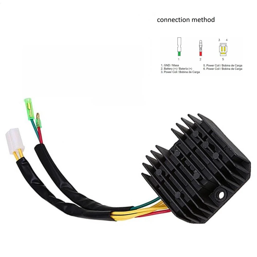 

Motorcycle Voltage Regulator Rectifier For Honda NX Falcon 400 hasta 2014 31600-mcg-850 SH5326F