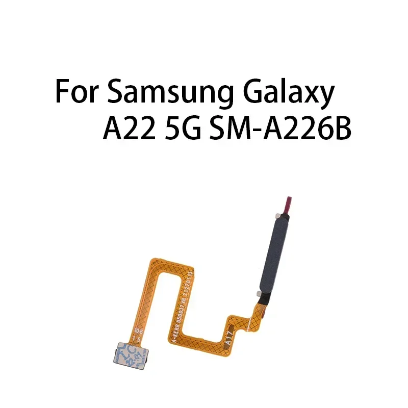 Gefensi Original Home Button Fingerprint Sensor Flex Cable For Samsung Galaxy A22 5G SM-A226B