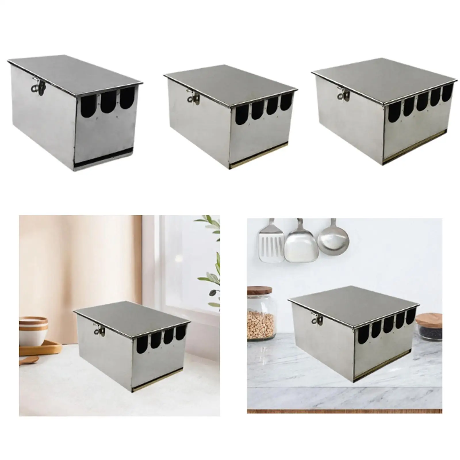 Multi Grids Countertop without Knives Knife Storage Organizer for Organization