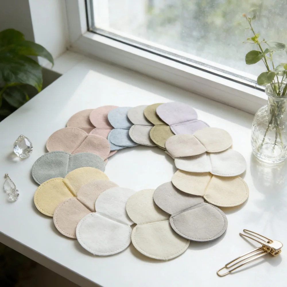 

5Pcs 7x7cm Lovely Round Microfiber Jewelry Bag Box Accessory Dustproof Pouch Wedding Favor Ring Earring Pendant Bracelet Storage