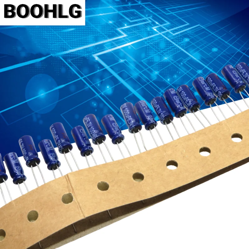 20PCS 100UF 6.3V Fever Beautiful Sound Capacitor 6.3V 100UF 5X11 M Lanpao Audio — zdjęcie 3