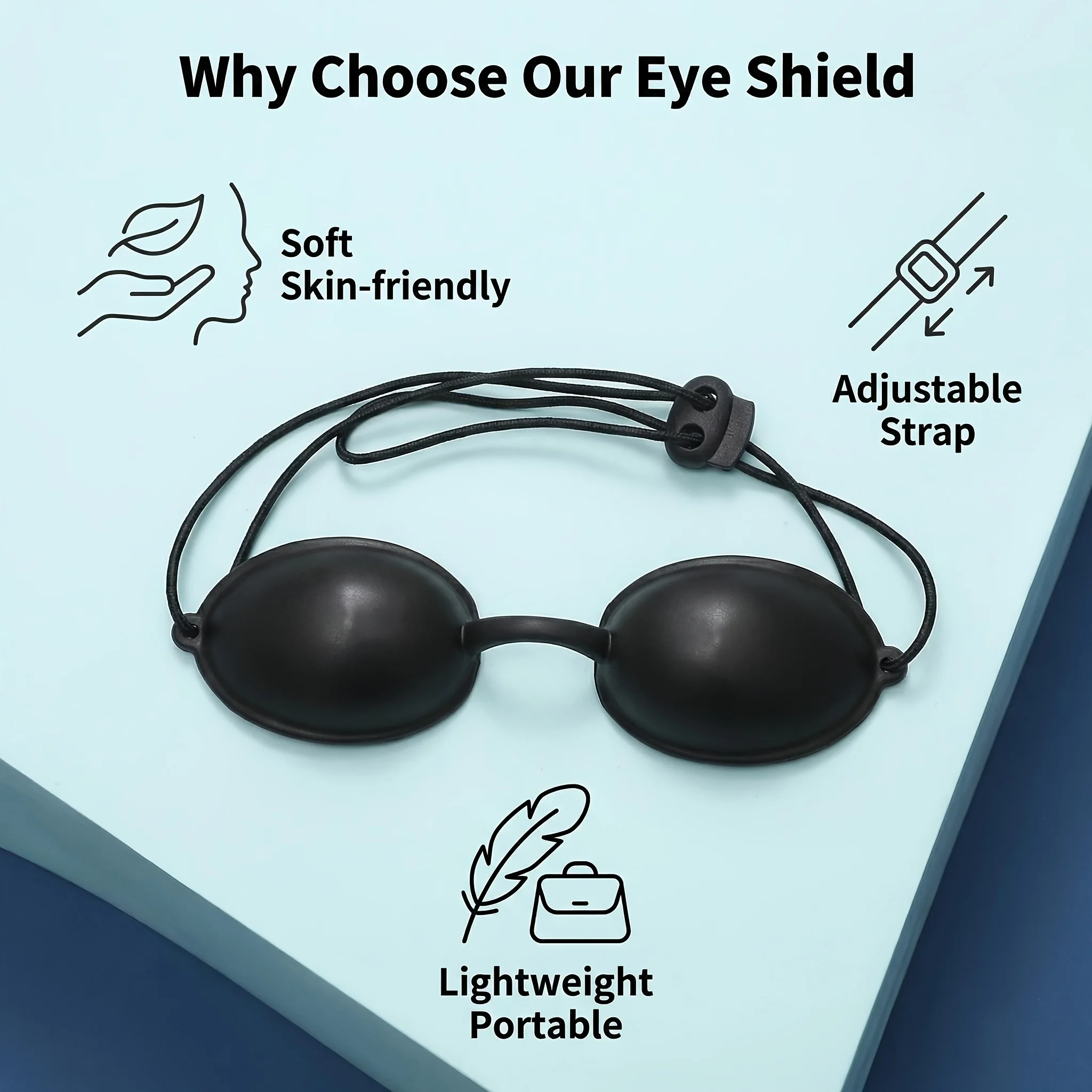 Silicone Protectve Eye Goggle For IPL Laser LED UV Lamp Trea
