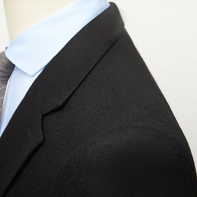 European and American Fashion New Men's Suit Suit Wool Suit Luxury Business Korean Slim Wedding Dress Two-piece Men Suits