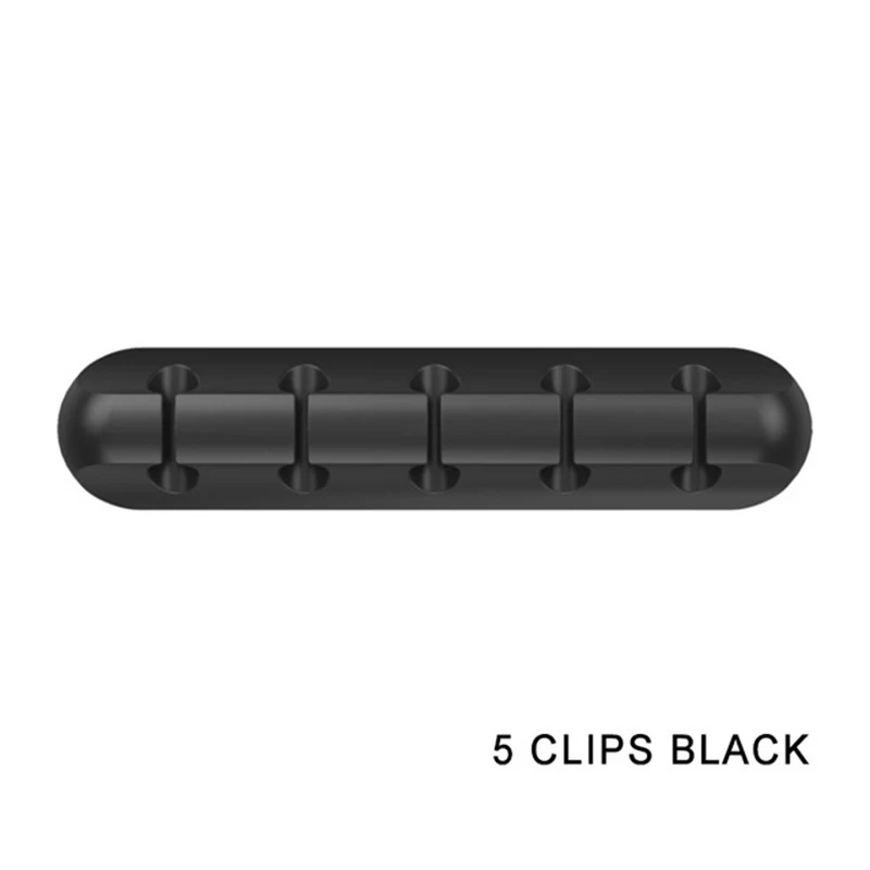 5 Clips Black
