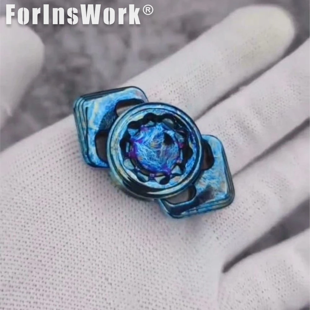 YHEDC Squid Two-leaf  Fingertip Gyro Stress Relief EDC Fidget Toys Fingertip Gyro Stress Relief Toys Desk Gyroscope